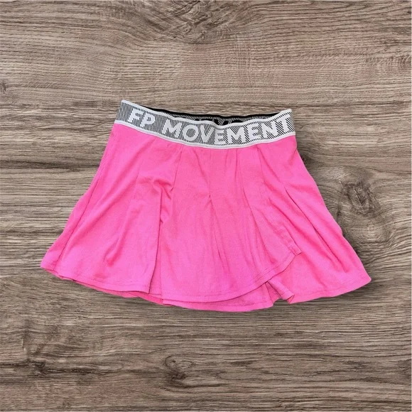 Free People Movement Duo Skort In Fuschia Flirt - Picture 5 of 9